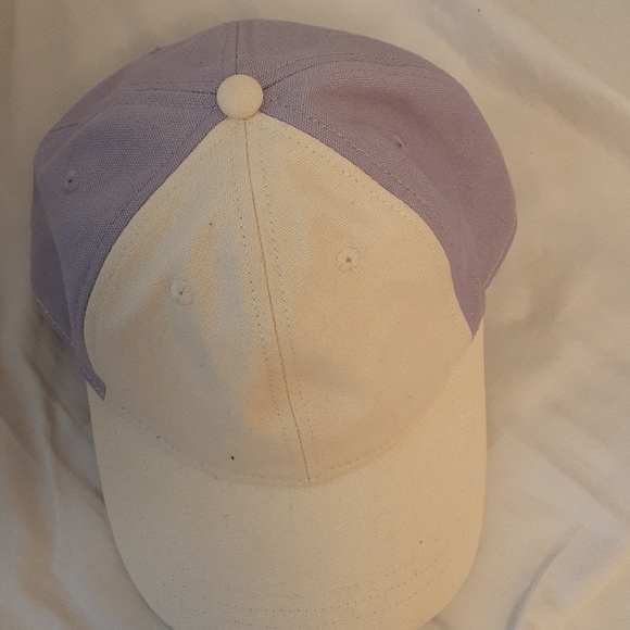J Crew Terry baseball cap + J Crew lavender & whit - Picture 4 of 4